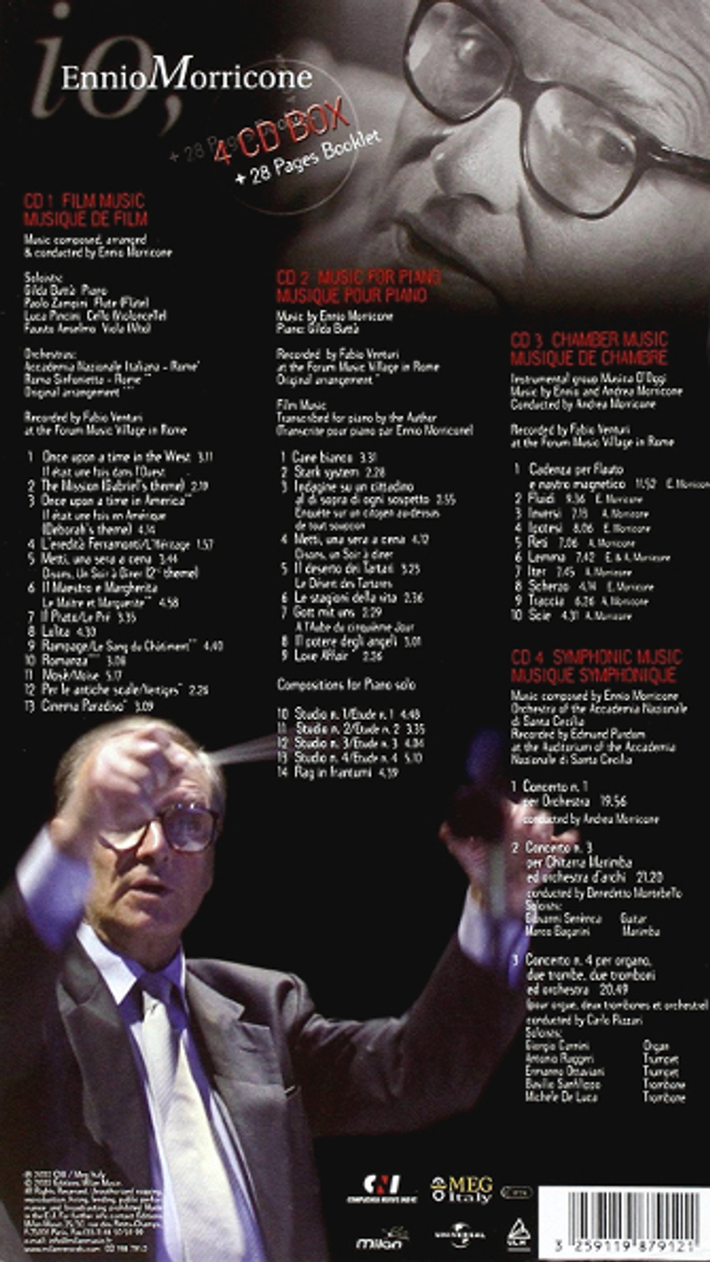 Ennio Morricone / Io, Ennio Morricone (4CD)