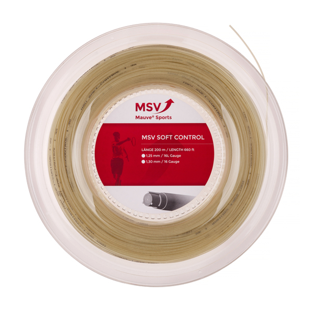 Теннисная струна MSV Soft Control, 1,30, 200м (натуральный)