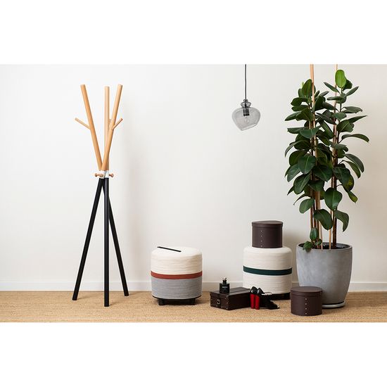 Пуф andrin, светло-бежевый/зеленый