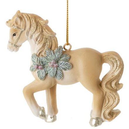 GAEM Фигурка декоративная подвесная "Лошадка", L7,5 W2,5 H8 см