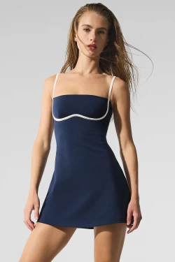 Alo yoga Платье облегающего кроя, синий