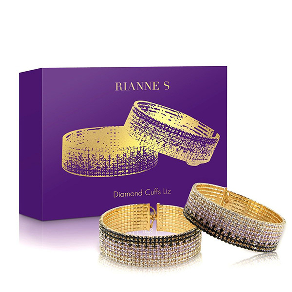 Золотистые наручники Rianne S Diamond Handcuffs Liz