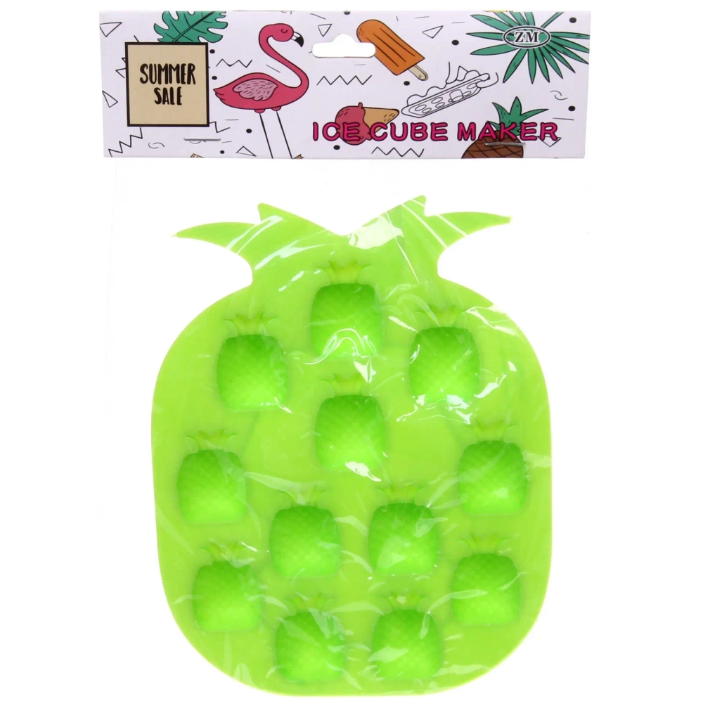 Форма для льда силиконовая «Ананас» 19*14см, цвета микс