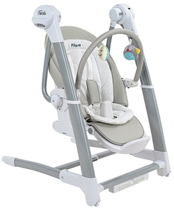 Стульчик для кормления Pituso Triola 3 в 1 Светло-серый