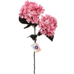 Искусственные цветы «FLOWERS MAGIC» 65см Гортензии 2 цветка розовые