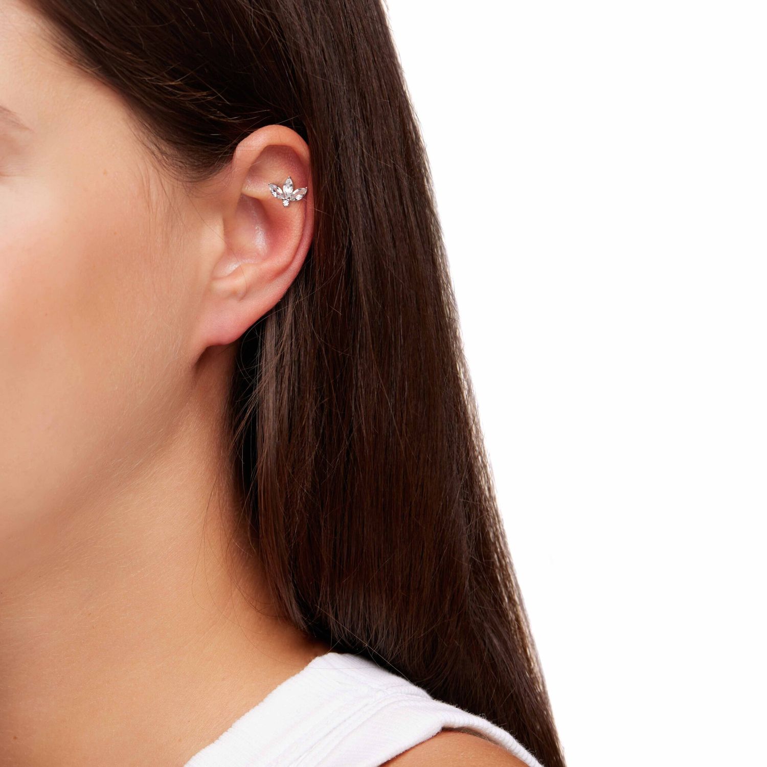 Пусет Shamrock Stud Earring