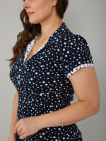 Блузка БЛ-115/синийгорох