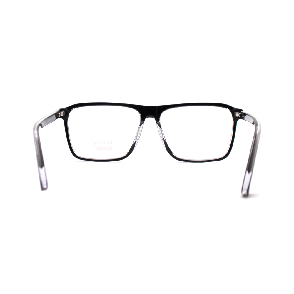 Оправа прямоугольная Family Optic WD2243 C4 черный/прозрачный (Китай)
