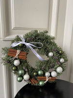 Мастер-класс РОЖДЕСТВЕНСКИЙ ВЕНОК из нобилиса