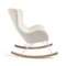 Кресло-качалка Valsa белое букле