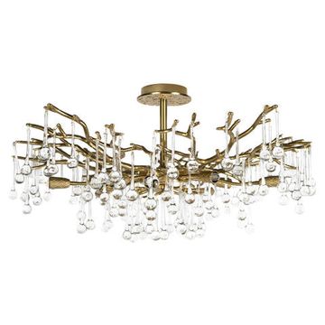 Потолочная люстра 10*G9 10351/800C AB античная бронза Coral LOFT IT