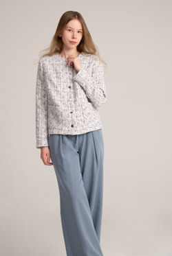 Жакет женский 3883ВПБ, сир.блеск #323СБ043883ВПБ