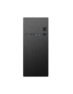 MidiTower Powerman DA812BK Black PM-500ATX-F 2*USB 2.0+2*USB 3.0 Audio ATX