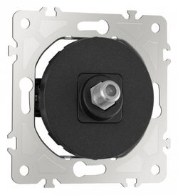 ТВ-розетка без рамки Arte Milano am-202 202.42-1.black