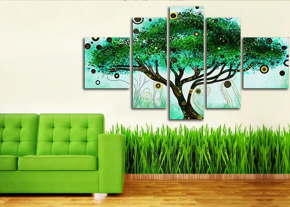 Модульная картина "Волшебное дерево"
