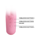 Розовый компактный вибратор-кролик 15,4см Pretty Love Chris Pink BI-014507-1