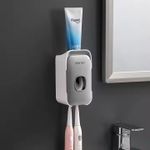 Дозатор для зубной пасты и держатель для щеток настенный