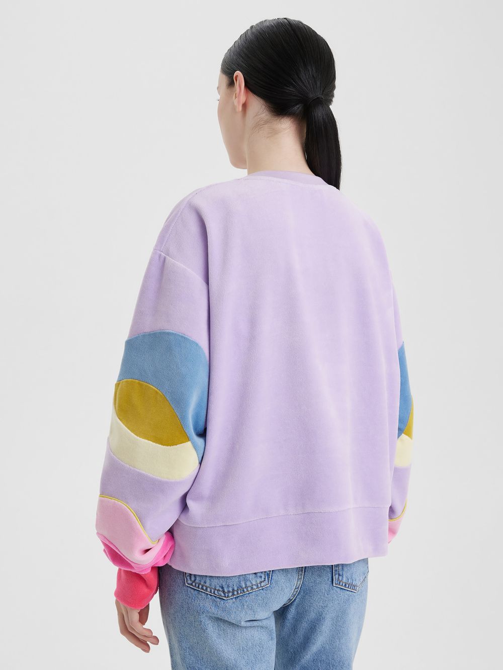 Свитшот "Бабочка"  лаванда