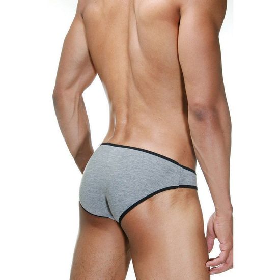 Трусы мужские слипы серые DARKZONE DZN6503