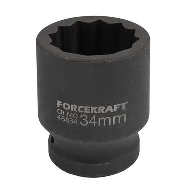 Головка ударная 3/4'', 34мм (12гр.) FORCEKRAFT FK-46834