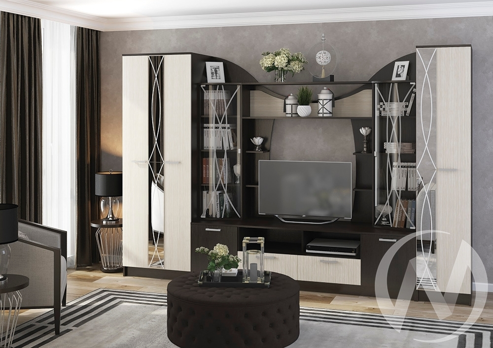 Гостиная "Ольбия" (Венге/Дуб белфорт)