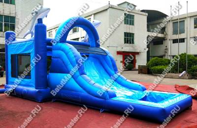 Коммерческий надувной батут "На волне"