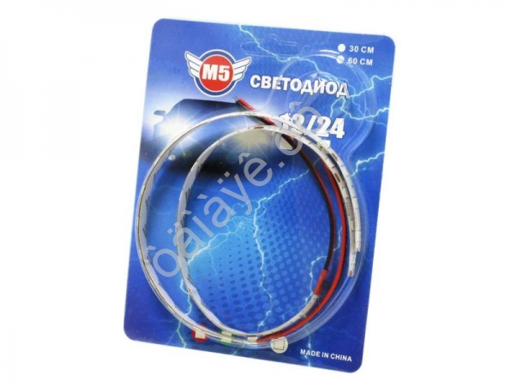 Светодиодная полоса  30см 5050 КРУПНЫЙ крист КРАСНАЯ 18SMD (бл2шт) М5 1218красн/2