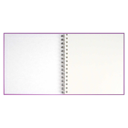 Альбом для рисования (Скетчпад) 210х210 мм, 40 л, блок - белый офсет 160 г/м², арт. 70190 КОТ И ЛАВАНДА /обложка полноцветная печать, твёрдый переплёт на гребне, матовая ламинация, УФ-лак выборочный /