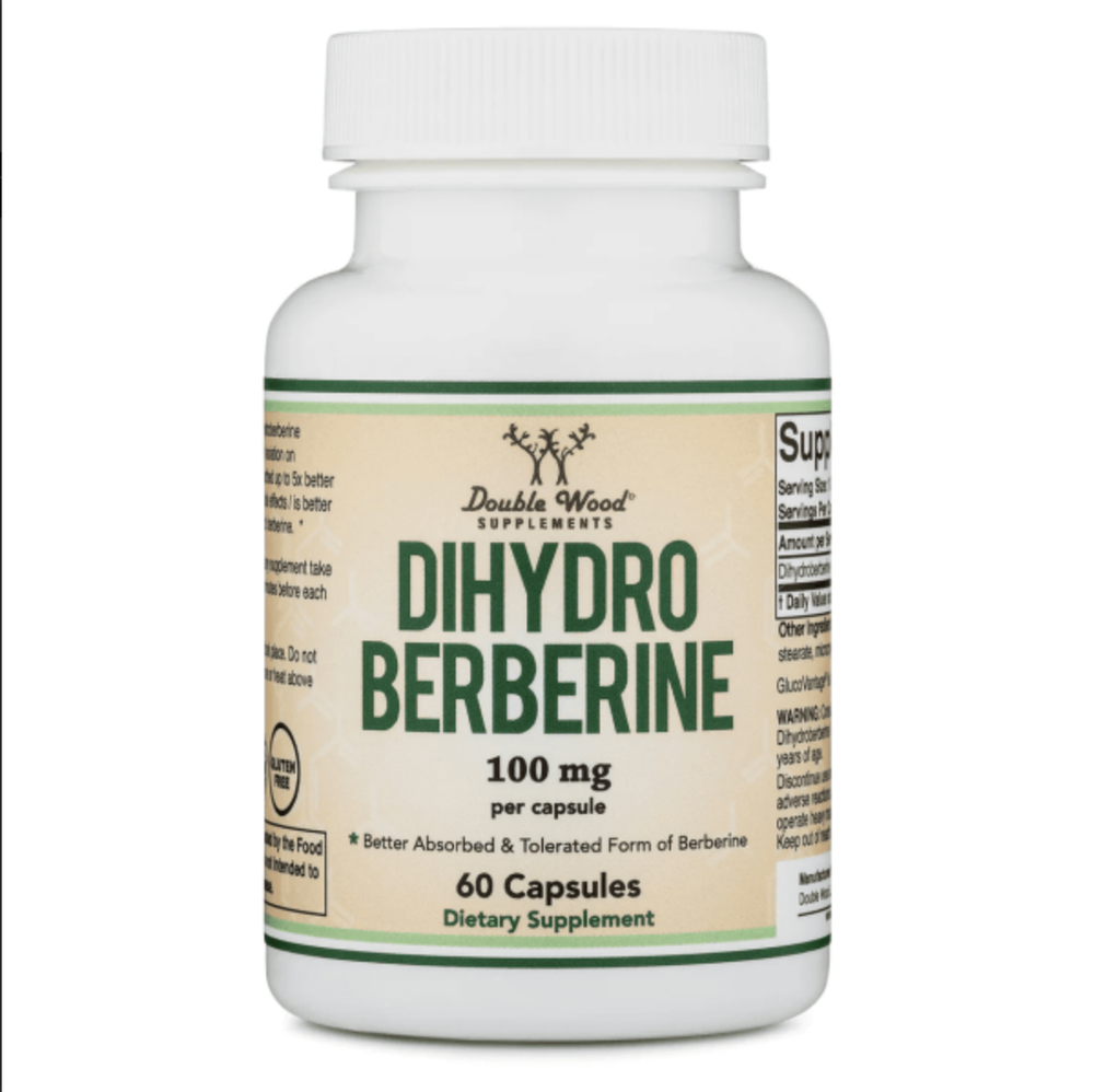 Double Wood Supplements - Dihydroberberine - 60 x 100 mg capsules
