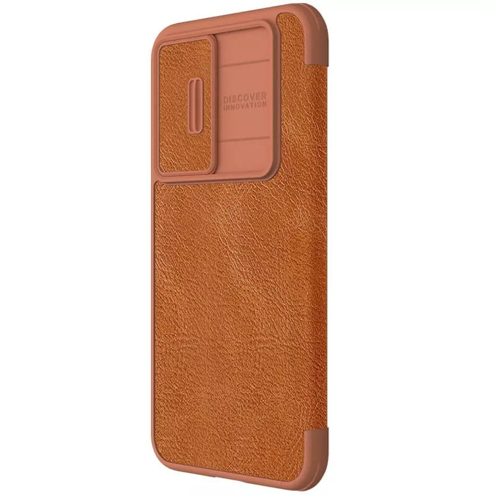 Кожаный чехол-книжка Nillkin Leather Qin Pro для Samsung Galaxy S23 FE