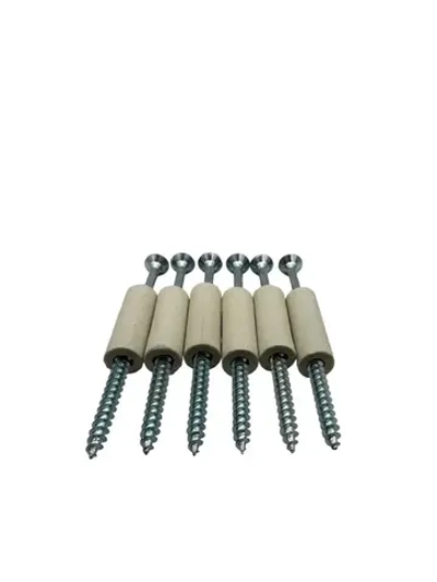 Комплект крепежа теплоизоляционных экранов, втулка керамическая