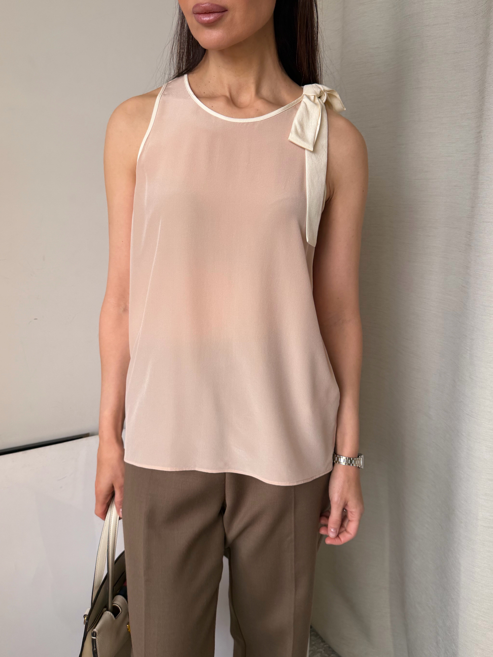 Шелковая блузка Red Valentino, S