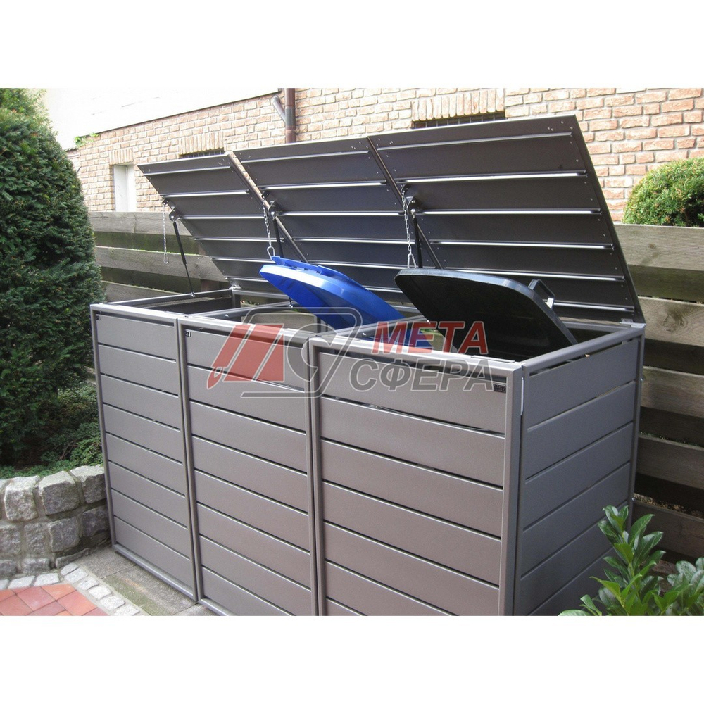 Ограждение для мусорного бака Рига