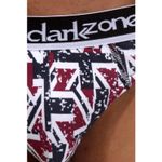 Мужские трусы слипы с разноцветным принтом DARKZONE DZN6308