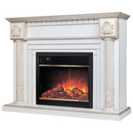 Каминокомплект Real Flame Imperia 26/33 WT с очагом Moonblaze Deluxe Brass