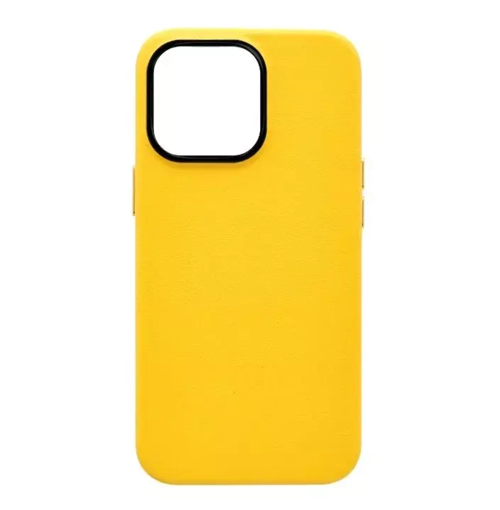 Накладка IPhone 14 K-Doo кожа yellow Гарантия низких цен! Большой  ассортимент смартфонов, асксессуаров, детских игрушек, автотехники. Скидки.  Акции. Самовывоз. Доставка. Trade-in