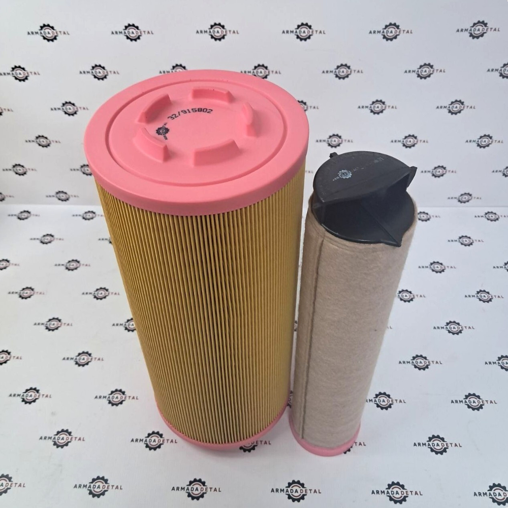 Фильтр воздушный (Комплект, Perkins) | 32/915801 + 32/915802, FK-8197AB | ARM