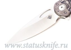Нож TFK Flicker M398 Titanium Kolesnikov carvingфотография - 2