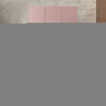 Шкаф Агератум МДФ двухсекционный с антресолью и стеллажом Лайн бохо (0,27) А10017 матовая - Дуб Сонома 3025  170*50*220