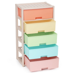 Комод 5-ти секционный "Колорит" широкий (цветной)