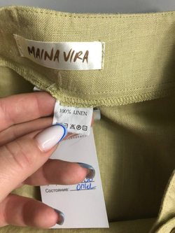 Юбка Maina Vira льняная, визуально на 50 размер