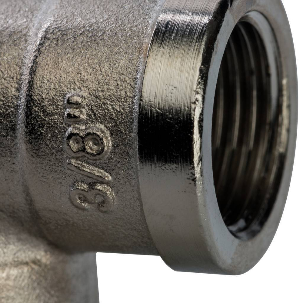 Угольник STOUT никелированный 3/8" ВР/ВР