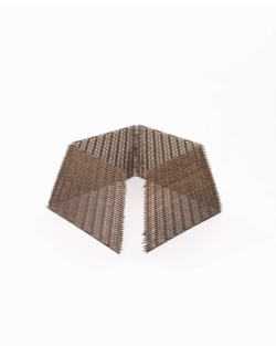 Корзина под елку Люкс Палермо 65*48*30 см.,Пирамида, разборная, корица, ЕлкиТорг (65-235)