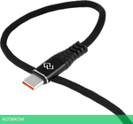 Кабель Digma USB (m) - USB Type-C (m) 1 м черный (DG-USBA-С-1M-27W)