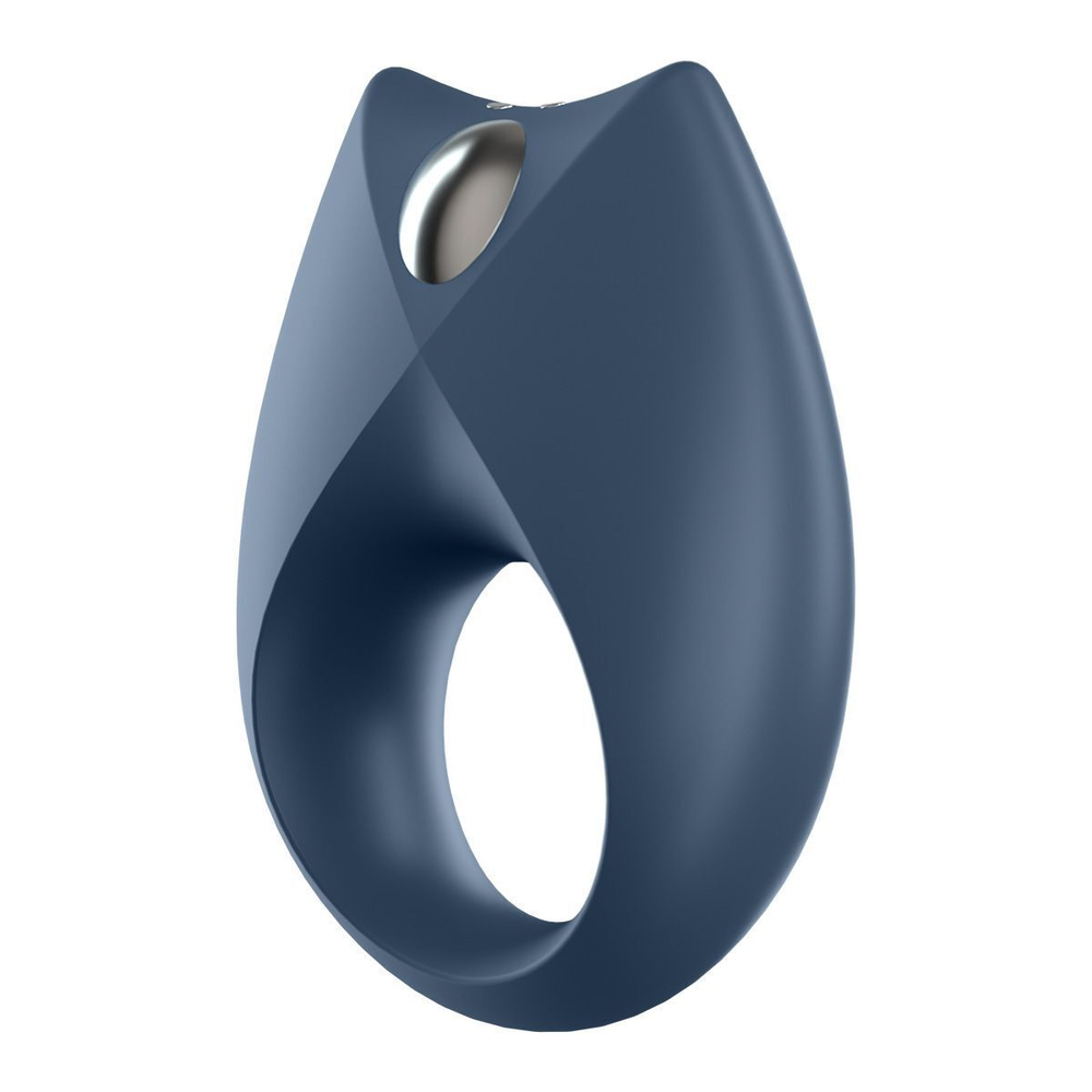 Эрекционное кольцо на пенис Satisfyer Royal, силикон, синий, 7,5 см