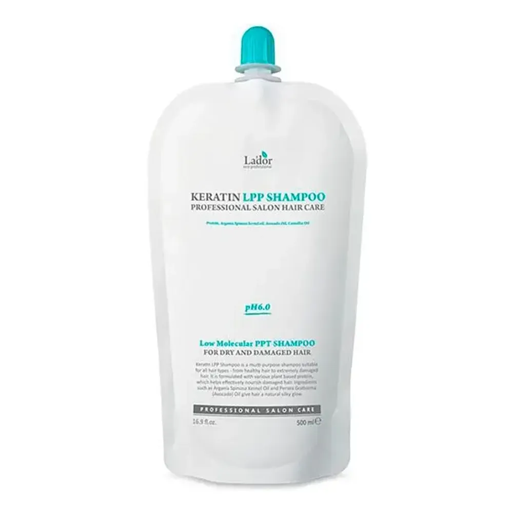 Lador Keratin LPP Shampoo бессульфатный кератиновый шампунь