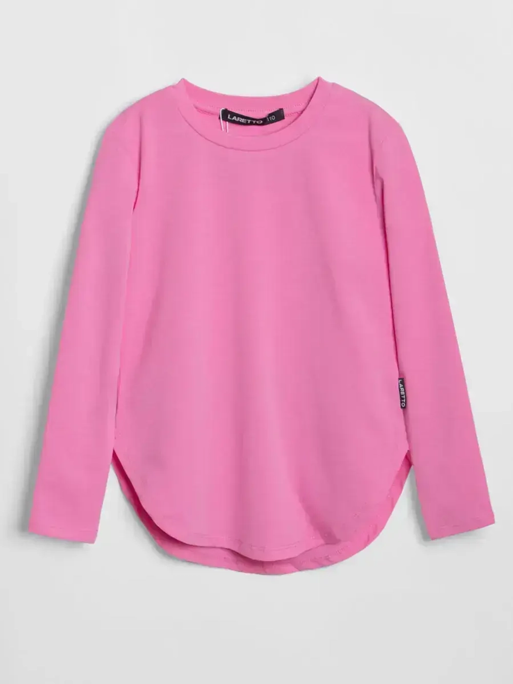 Розовый лонгслив для девочки
