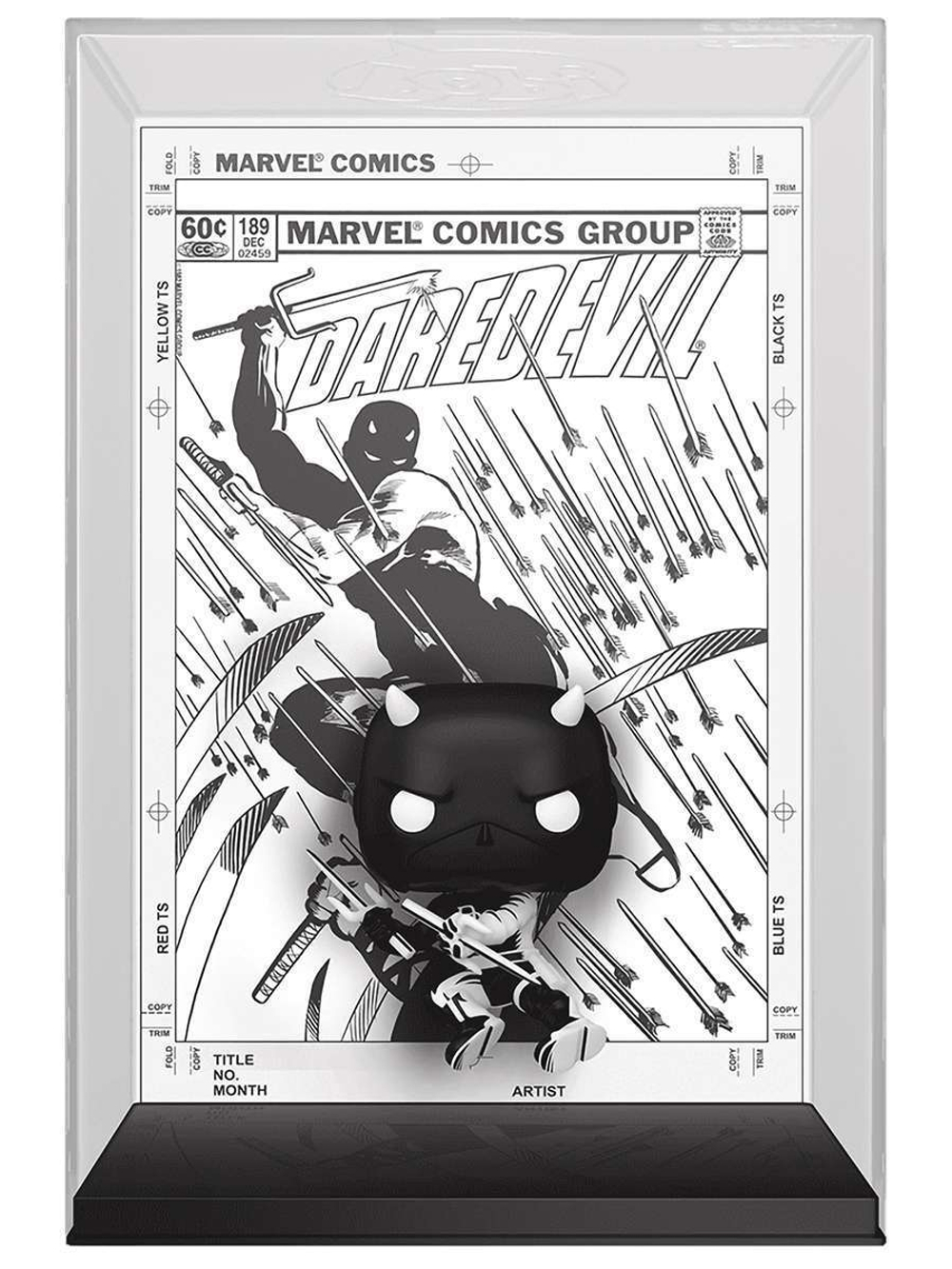Фигурка Funko POP! Comic Covers Marvel Daredevil #189 Daredevil (Black&White) (Exc) (55) 81841