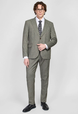 Мужской костюм двойка (серый) В76