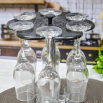 Набор 12 предметов (6 бокалов 200мл, 6 стопок 50мл) на деревянной подставке, 20160